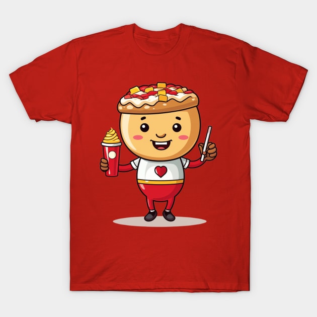 Donut kawaii  junk food T-Shirt cute  funny T-Shirt by nonagobich